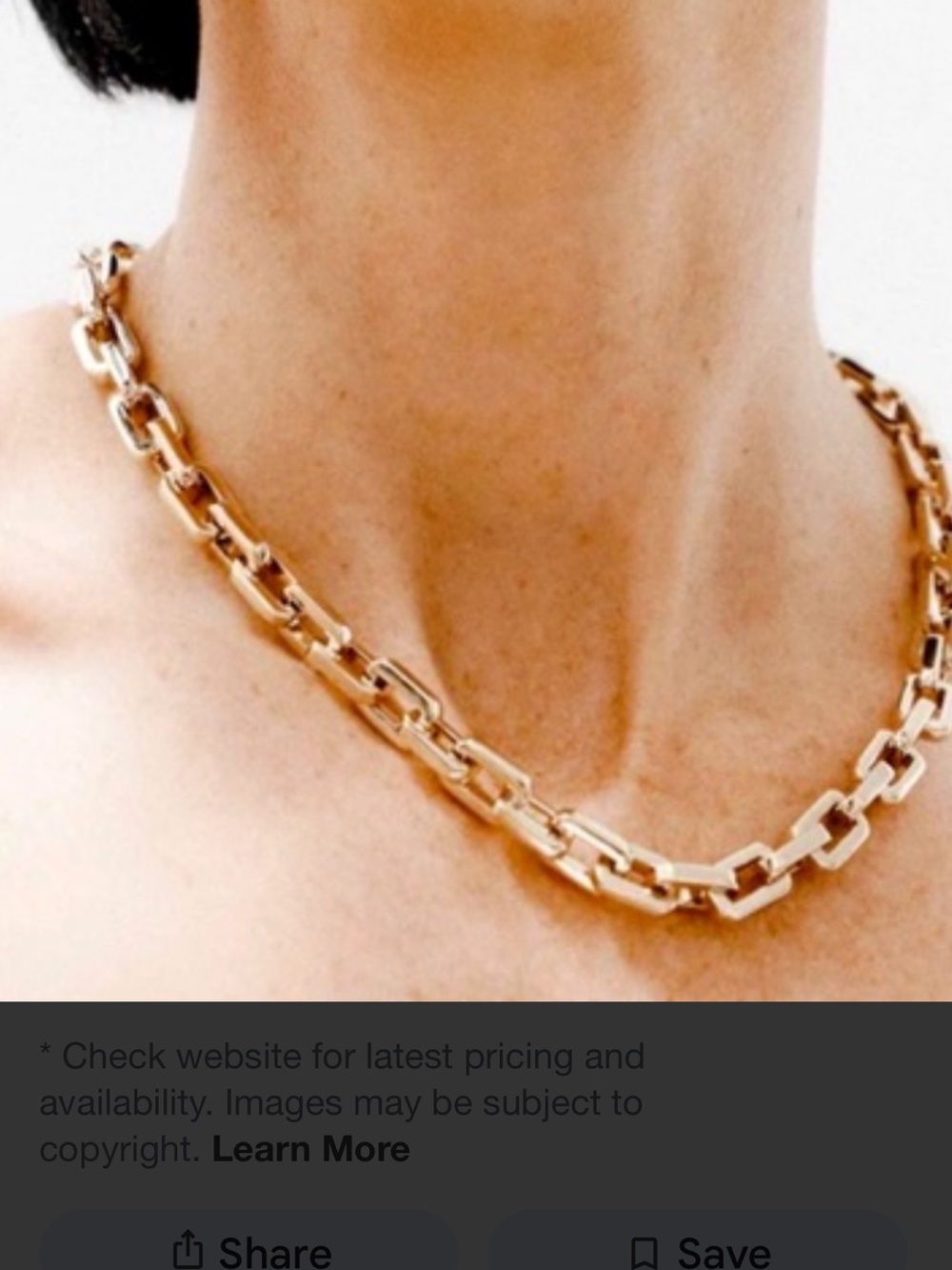 Eddie Borgo Gold Link Necklace, new never even tried on was a gift, heavy.